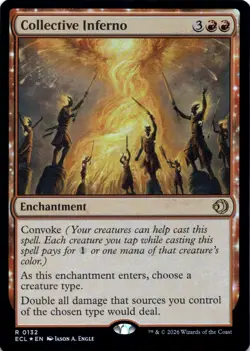 Collective Inferno FOIL Lorwyn Eclipsed Magic MTG NM - Image 1