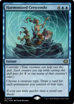 Harmonized Crescendo FOIL Lorwyn Eclipsed Magic MTG NM - Image 1