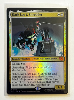 MTG - TMNT - Dark Leo & Shredder Foil - Mythic 0142 - Image 1