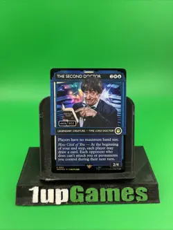 MTG Dr. Who- The Second Doctor Showcase Foil Serialized Magic The Gathering /502 - Image 1