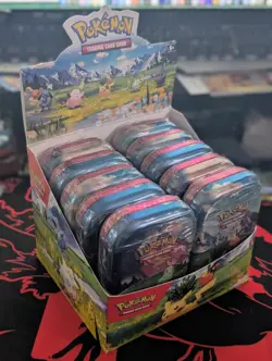 Pokemon TCG: Ascended Heroes Mini Tin Display Case (10 Sealed Tins) - Image 1
