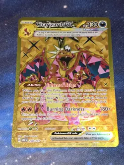 Pokemon TCG Charizard EX 228/197 Obsidian Flames Rare Card - Image 2