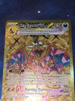 Pokemon TCG Charizard EX 228/197 Obsidian Flames Rare Card - Image 3