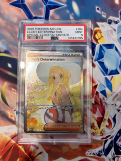 Pokemon Lillie's Determination 184/132 SIR Mega Evolutions Base Set PSA 9 - Image 1