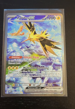 Zapdos ex 202/165 - Scarlet Violet 151 Special Illustration Rare Pokemon LP - Image 1