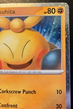 Makuhita 068 MEP Black Star Promo Mega Evolution: Perfect Order Pokemon TCG - Image 3