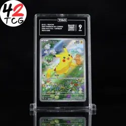 TAG Mint 9 Pikachu 0708/09 Pokemon Simplified Chinese Gem Pack Vol 1 cbb1C - Image 1