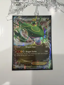 Pokemon Rayquaza EX 60/108 Roaring Skies Ultra Rare Holo HP180 English - Image 1
