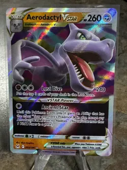 AERODACTYL VSTAR 093/196 HOLO RARE VSTAR LOST ORIGIN POKEMON HOLO NM - Image 1