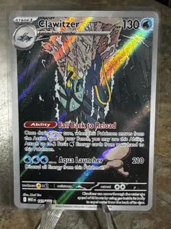 Clawitzer 141/132 Illustration Rare Pokemon Mega Evolution NM - Image 1