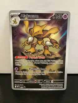 Alakazam 009 Illustration Rare Holo Pokemon Black Star Promo - Image 1