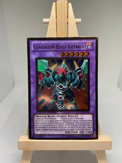 Gladiator Beast Gyzarus - Gold Rare Limited Edition GLD4-EN032 - NM - YuGiOh - Image 1