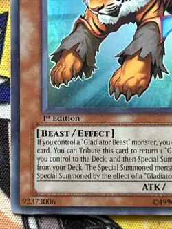 Test Tiger GLAS-EN082 Near Mint Ultra Rare 1st Edition Yu-Gi-Oh - Image 5