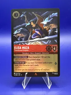 Disney Lorcana TCG Winterspell - Elisa Maza - Transformed Gargoyle 112/204 FOIL - Image 1
