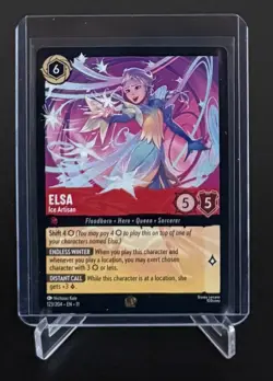 Disney Lorcana - Elsa - Ice Artisan - Winterspell Non-Foil 123/204 - Image 1