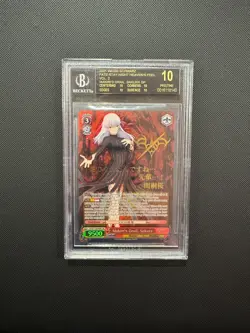 Black Label BGS 10 Makiri's Grail Sakura Fate Stay Night English Weiss Schwarz - Image 1