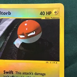 VINTAGE ORIGINAL POKEMON CARD VOLTORB REVERSE HOLO #115/147 (UNGRADED) RARE - Image 4