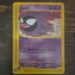 Gastly 57/144 Expedition Base Set Regular Common 50 HP English Pokemon Card 2003 - Image 1