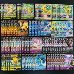 100 Eevee Series ex V Vster Vmax Holo Arts Lot Set Pokemon Japanese Cards W182 - Image 1