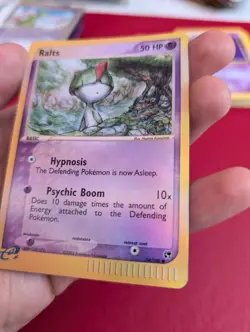 Pokemon Card Ralts 74/100 Reverse Holo Ex Sandstorm Excellent Condition - Image 4