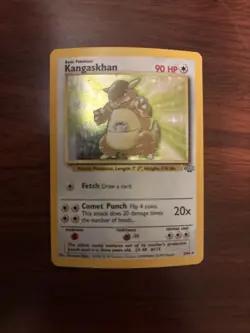 Pokemon TCG Kangaskhan Jungle 5/64 Holo Unlimited Holo Rare MP Card - Image 1