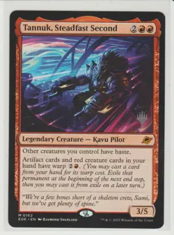 Tannuk, Steadfast Second Promo Pack Mythic MtG Card EOE 162 - Image 1