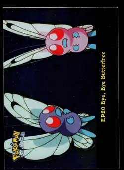 Pokemon Card - Topps Blue Logo TV Animation EP20 Bye, Bye Butterfree Foil - Image 1