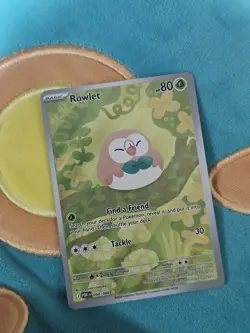 Rowlet 090/088 Perfect Order Illustration Rare Pokemon Card NM - Image 1