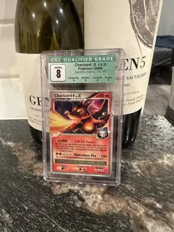 CGC 8 Charizard G LV.X 2009 Supreme Victors 143/147 Holo Pokemon Card - Image 1