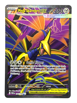 Mega Skarmory ex - 106/088 - Pokemon TCG Perfect Order Ultra Rare Pokemon Card - Image 1