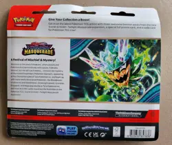 (3) Pokemon Scarlet & Violet Twilight Masquerade Booster Packs w/Revavroom Card - Image 2