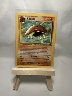 Pokemon TCG Kabuto Fossil Common Card 50/62 LP - Image 1