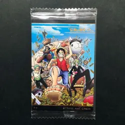 S5638 Straw Hat Crew R No.6-25 Japanese One Piece Card SEALED Nami Zoro M14 - Image 1