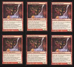 6x Goblin Bushwhacker Zendikar Magic The Gathering MTG QTY 6 - Image 1
