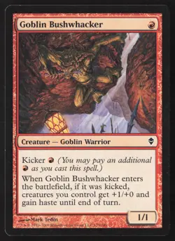 6x Goblin Bushwhacker Zendikar Magic The Gathering MTG QTY 6 - Image 2