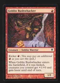 6x Goblin Bushwhacker Zendikar Magic The Gathering MTG QTY 6 - Image 4