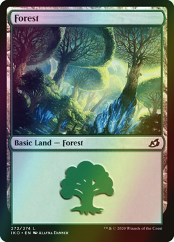 MTG Forest (272) Foil ** Ikoria: Lair of Behemoths ** English (NM) - Image 1