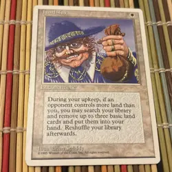Land Tax #284 (LP) Fourth Edition 4ED Magic MTG Free Shipping - Image 1