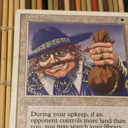 Land Tax #284 (LP) Fourth Edition 4ED Magic MTG Free Shipping - Image 3