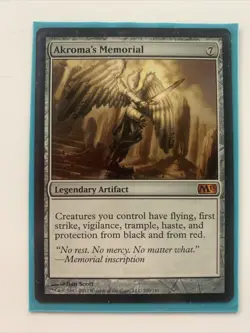 Akroma’s Memorial M13 MtG Magic the Gathering Light Play - Image 1
