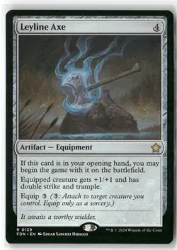 Leyline Axe Foundations Regular MTG NM Magic - Image 1