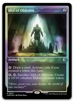 Idol of Oblivion (Foil Etched) #607 (NM) Commander Masters CMM Magic MTG - Image 1