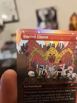 Uncivil Unrest 2008 Near Mint Secret Lair Drop Magic MTG Jay Howell Foil - Image 3