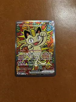 Meowth ex 121/088 ENGLISH Special Illustration Rare - Perfect Order SIR Pokemon - Image 1