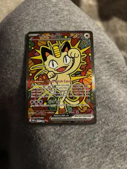 Meowth ex 121/088 ENGLISH Special Illustration Rare - Perfect Order SIR Pokemon - Image 4