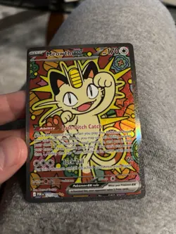 Meowth ex 121/088 ENGLISH Special Illustration Rare - Perfect Order SIR Pokemon - Image 5