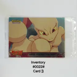 1999 Pokemon Mewtwo Strikes Back Movie Promo Super Psychic Pokemon SEALED Mint☆³ - Image 1