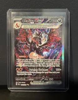 Charizard Ex 234/091 Special Illustration Rare Pokemon SV Paldean Fates NM Mint - Image 2