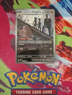 Pokemon TCG Destined Rivals Team Rockets Dugtrio 239/217 - Image 1