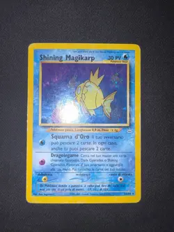 Carta Poekon Shining Magikarp 66/64 Neo Revelation Holo Pokemon Italiana - Image 2